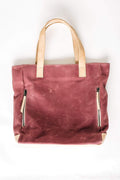 Mauve Wax Canvas Tote Bag - The Rebel Gal
