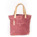 Mauve Wax Canvas Tote Bag - The Rebel Gal