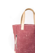 Mauve Wax Canvas Tote Bag - The Rebel Gal