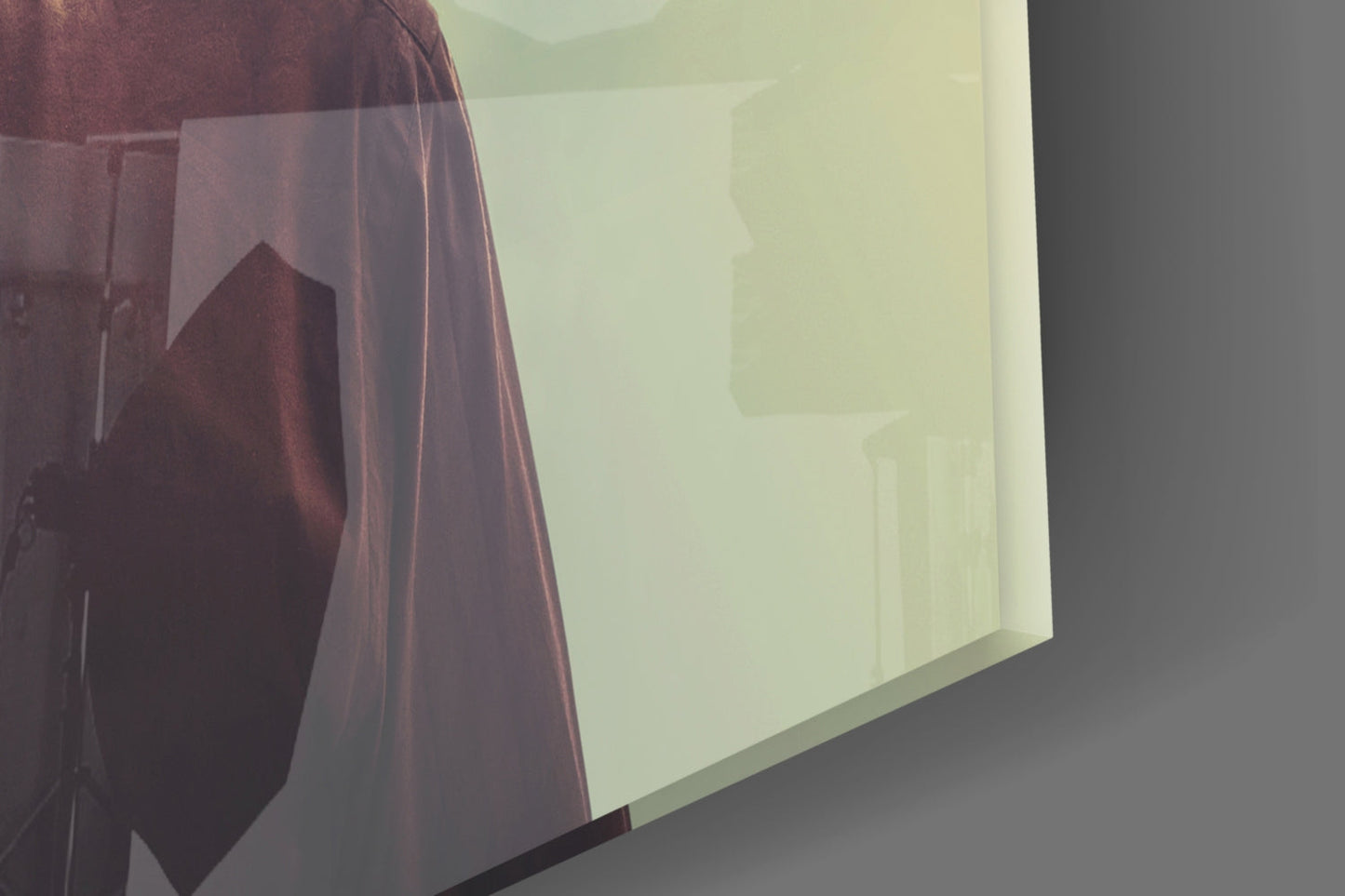 Cloud Man Glass Wall Art