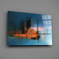 Abstract Silhouette Glass Wall Art