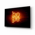 “Hope” Glass Wall Art