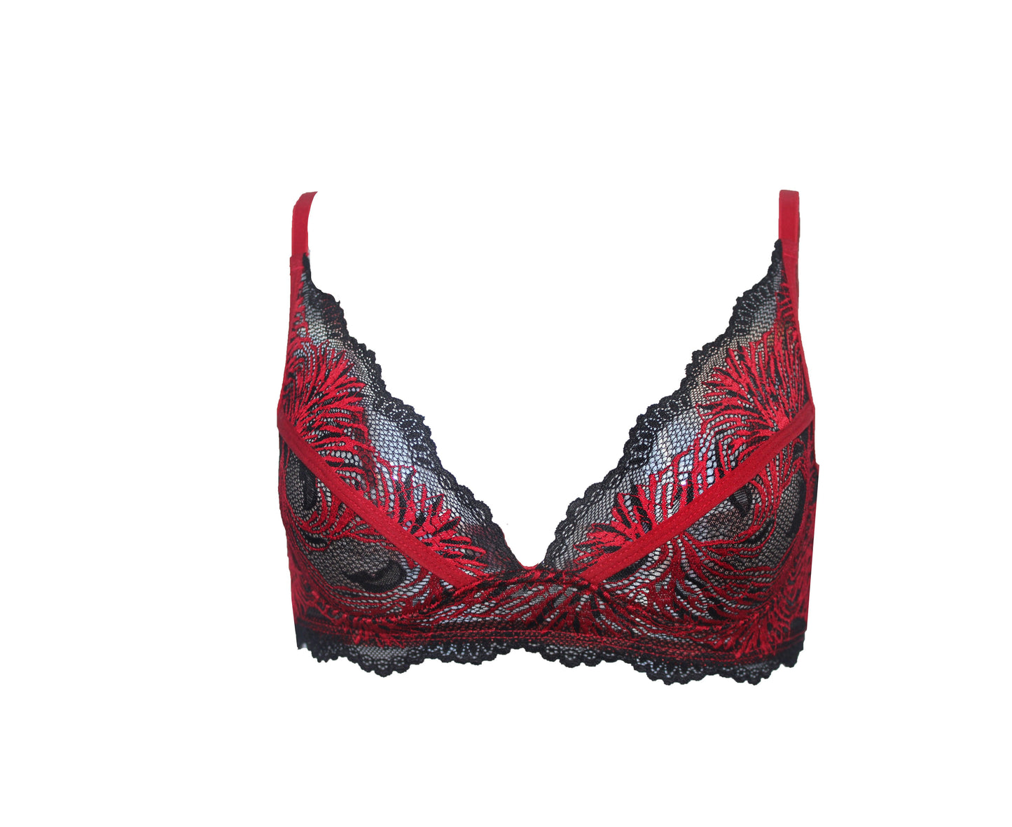 Pomegranate Love Comfy Lace Bralette