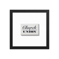 Church & Union Framed Print