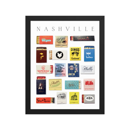 Nashville Matchbox Print