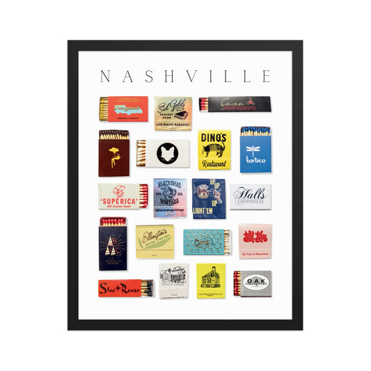 Nashville Matchbox Print