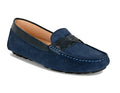 PIPER Leather Driving Loafer Navy