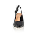 Daphne Leather Slingback Pump Black