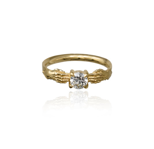 Stronghold Ring with Recycled Diamond