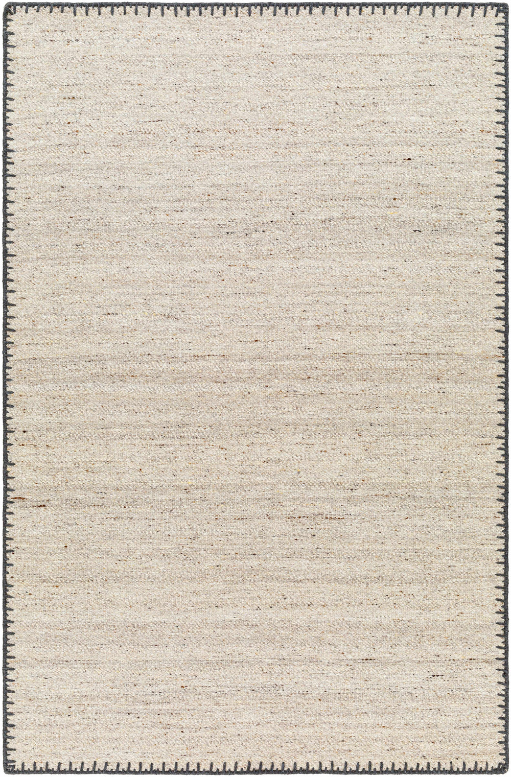Ayumu Beige Hand Woven Wool Area Rug