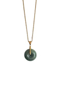 Button — Jade Pendant Necklace