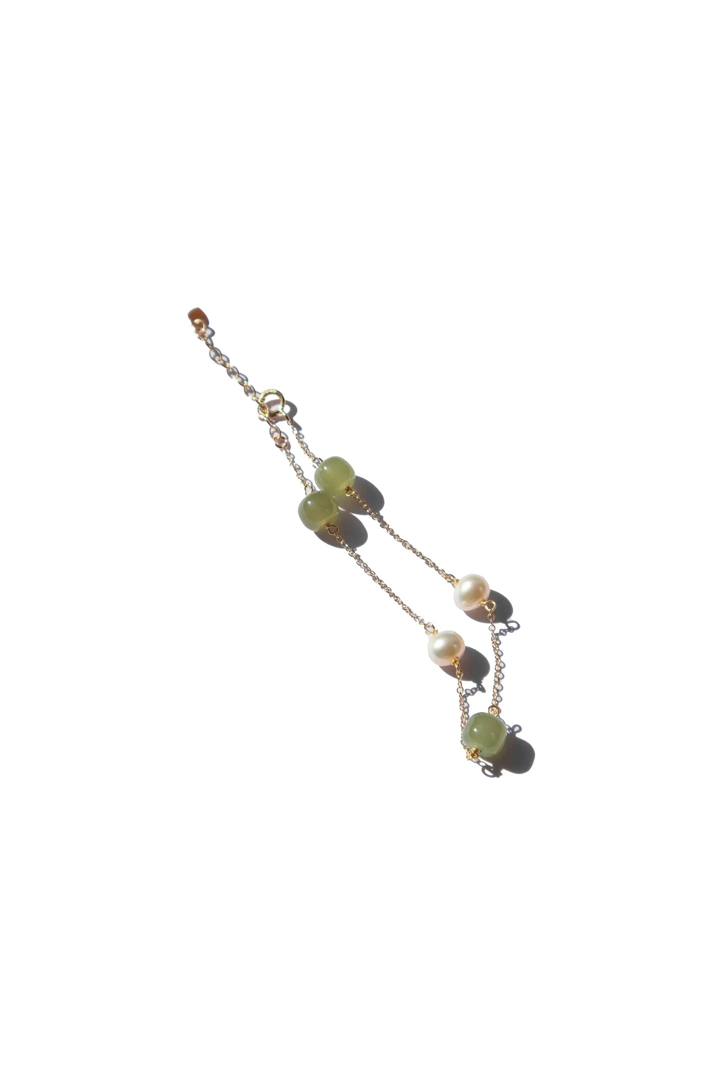 Olivia — Jade Pearl Bracelet