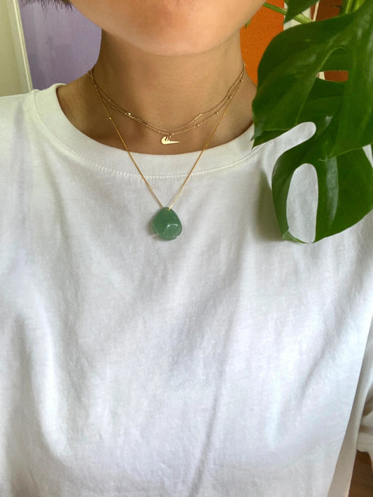 Zodiac collection | Pisces — Jade stone necklace