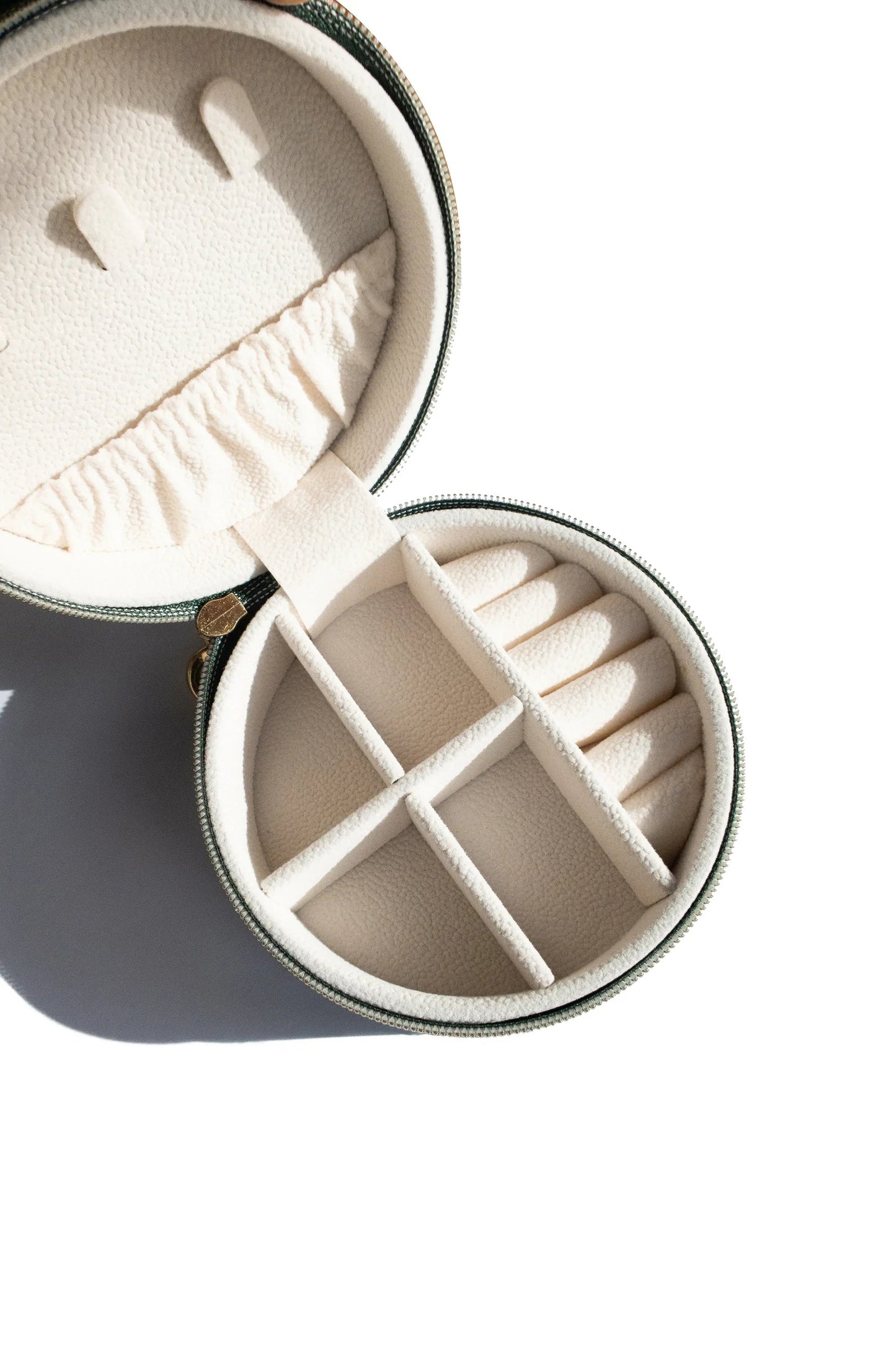 Round Jewelry Travel Case