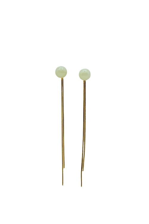 Sia — Jade Drop Earrings