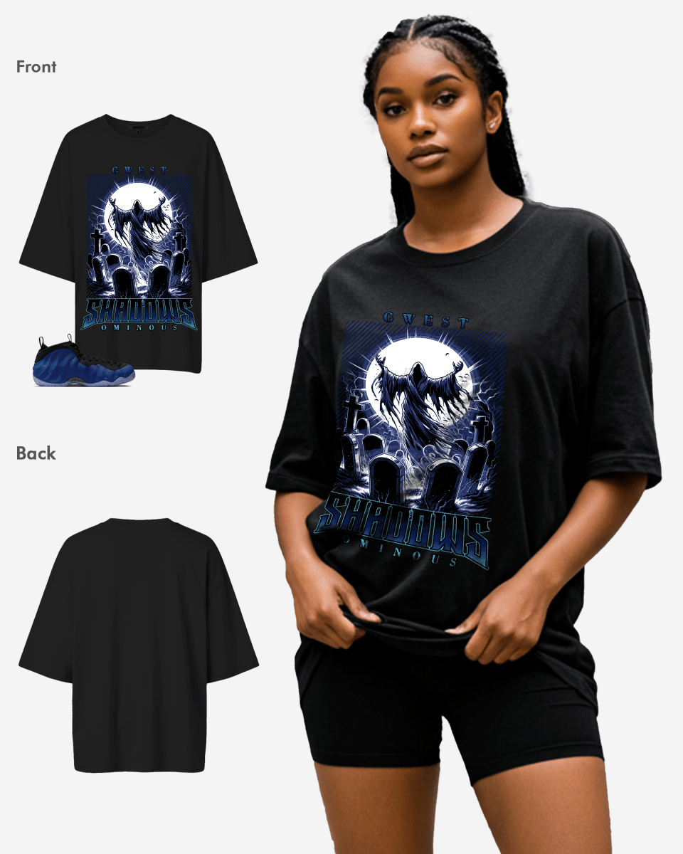 Shadows Ominous Oversized T-Shirt