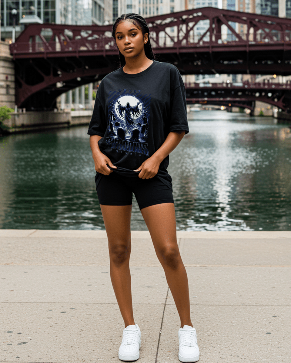 Shadows Ominous Oversized T-Shirt
