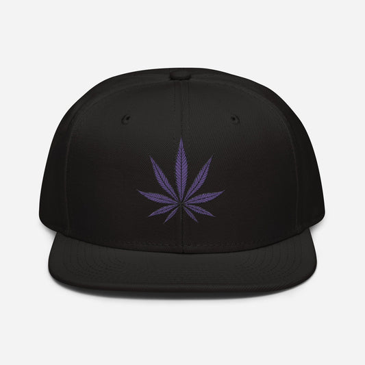 Purple Haze Marijuana Snapback Hat