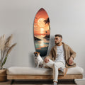 Sunset Dreams in the Ocean Glass Wall Art