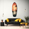 Sunset Dreams in the Ocean Glass Wall Art