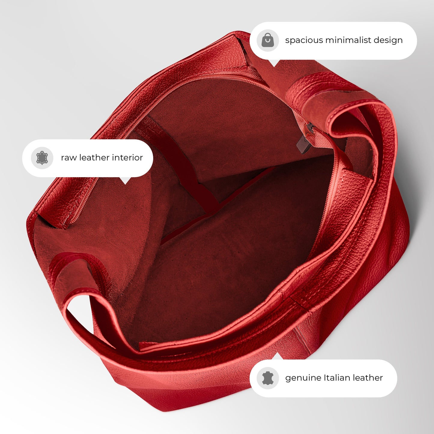 Calf Leather Hobo Bag