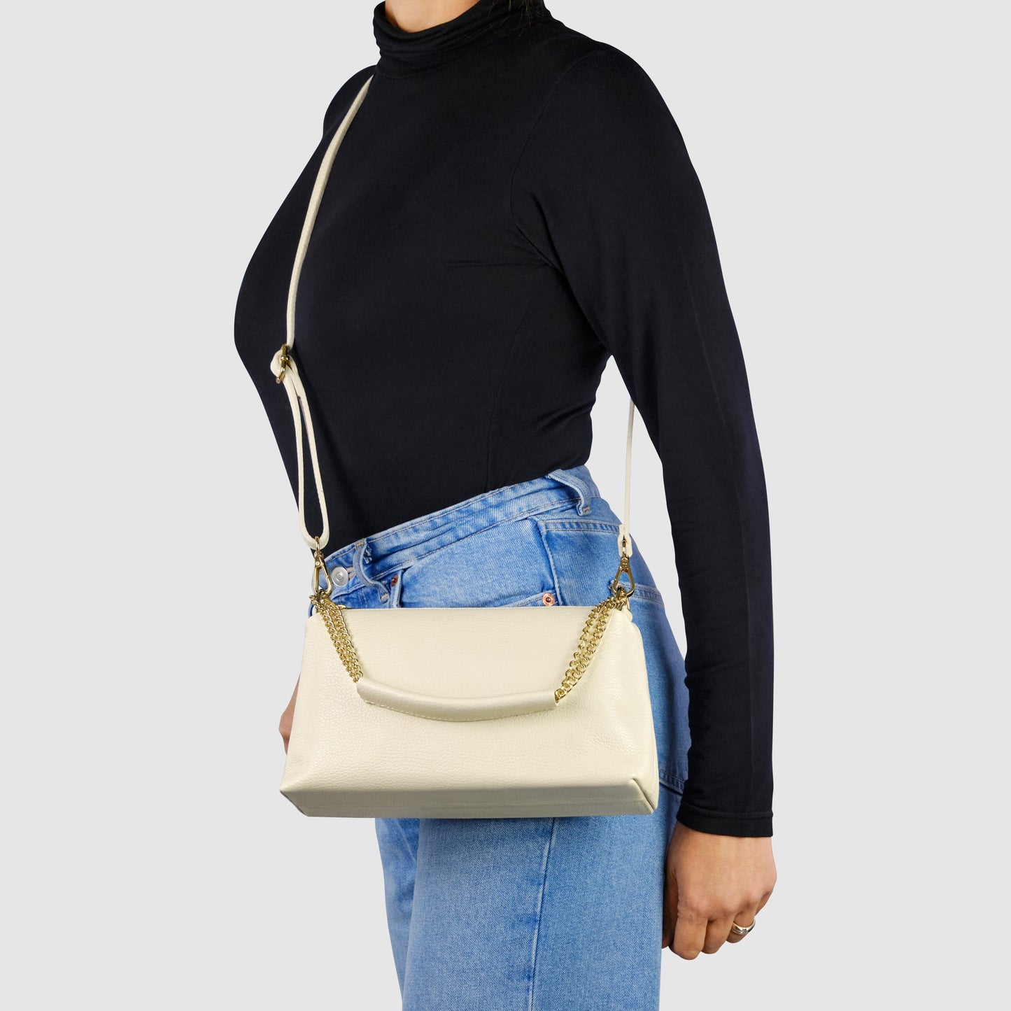 Calf Leather Shoulder Bag
