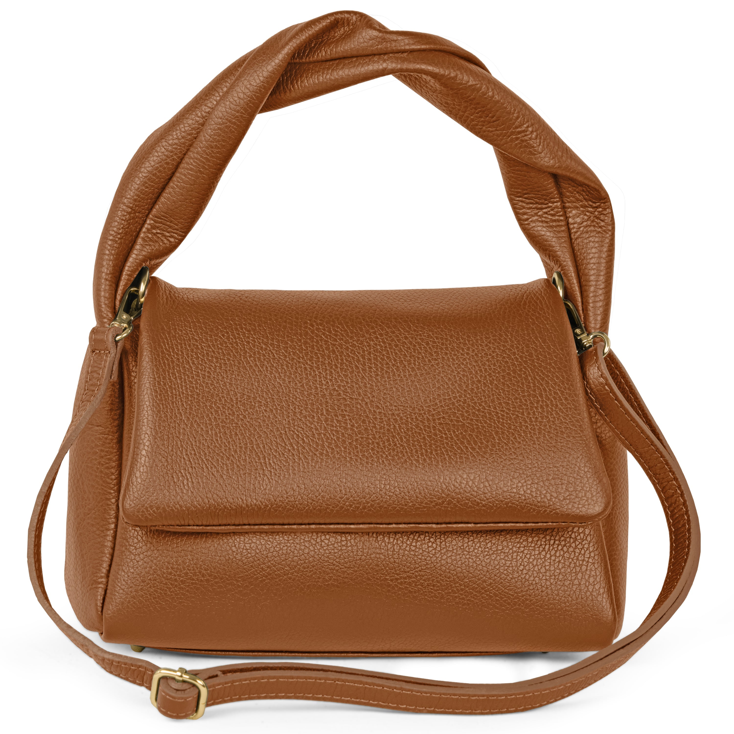 Calf Leather Top-Handle Bag