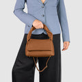 Calf Leather Top-Handle Bag