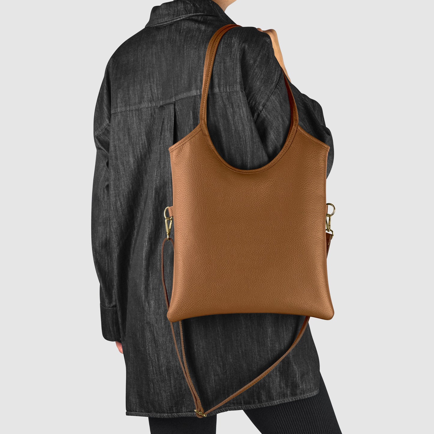 Calf Leather Tote Bag