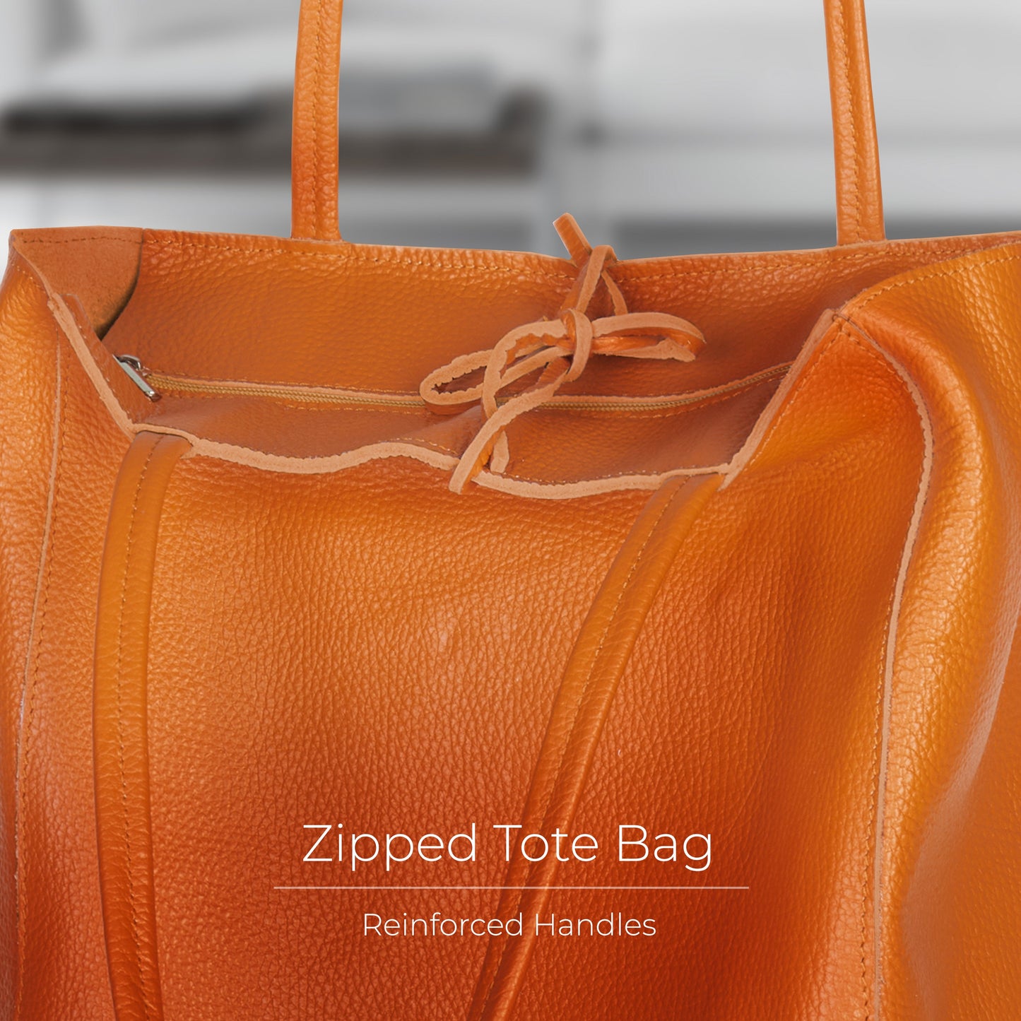 Calf Leather Tote Bag