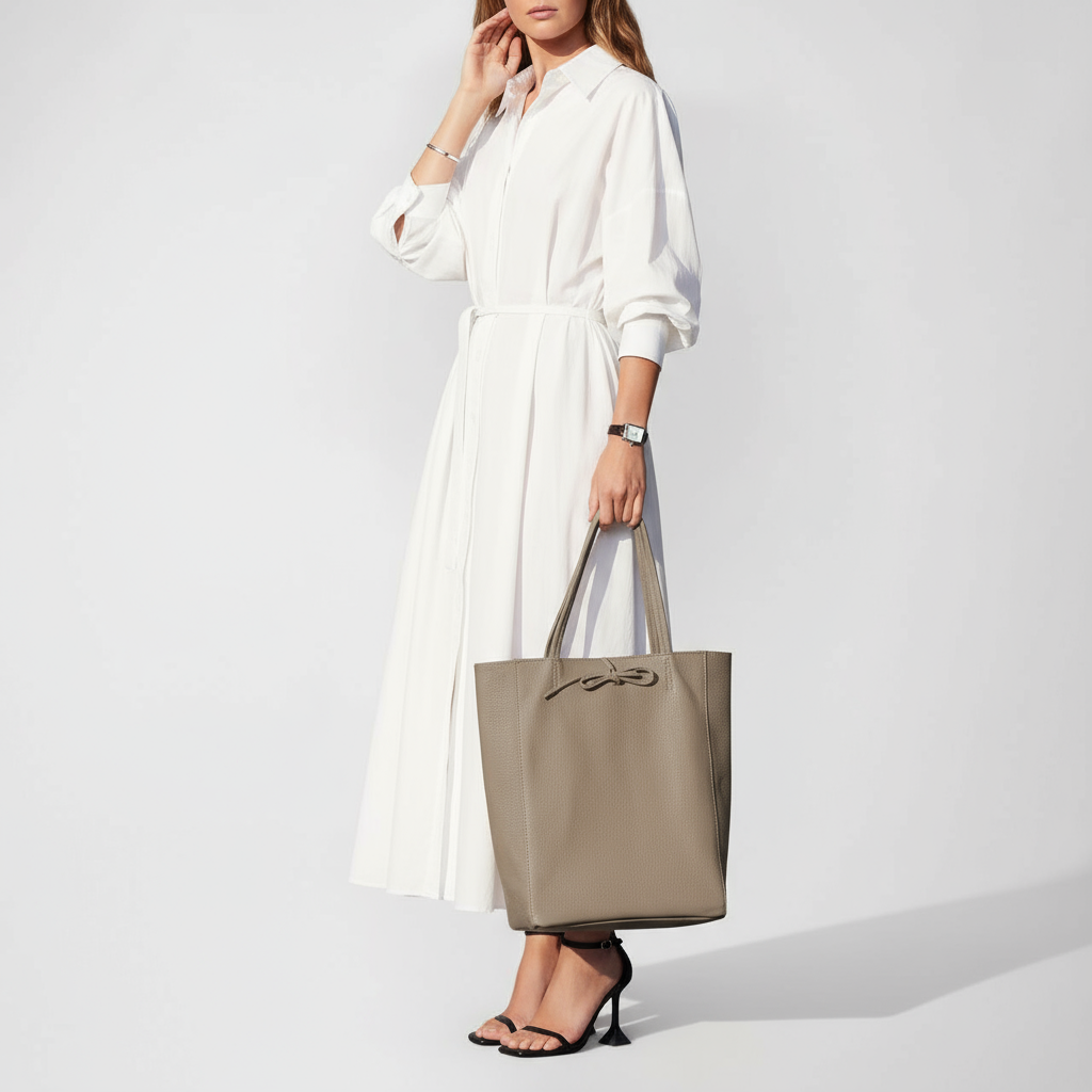 Calf Leather Tote Bag