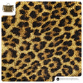 Leopard Metallic Suede Leather Top-Handle Bag