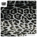 Leopard Metallic Suede Leather Top-Handle Bag