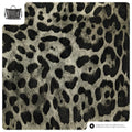 Leopard Metallic Suede Leather Top-Handle Bag