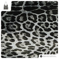 Leopard Metallic Suede Leather Tote Bag