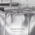 Metallic Calf Leather Tote Bag