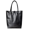 Metallic Calf Leather Tote Bag