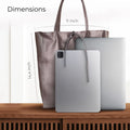 Metallic Calf Leather Tote Bag