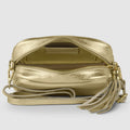 Metallic Calf Leather Crossbody Bag
