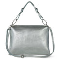 Metallic Calf Leather Shoulder Bag