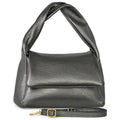 Metallic Calf Leather Top-Handle Bag