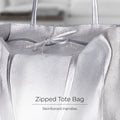 Metallic Suede Leather Tote Bag