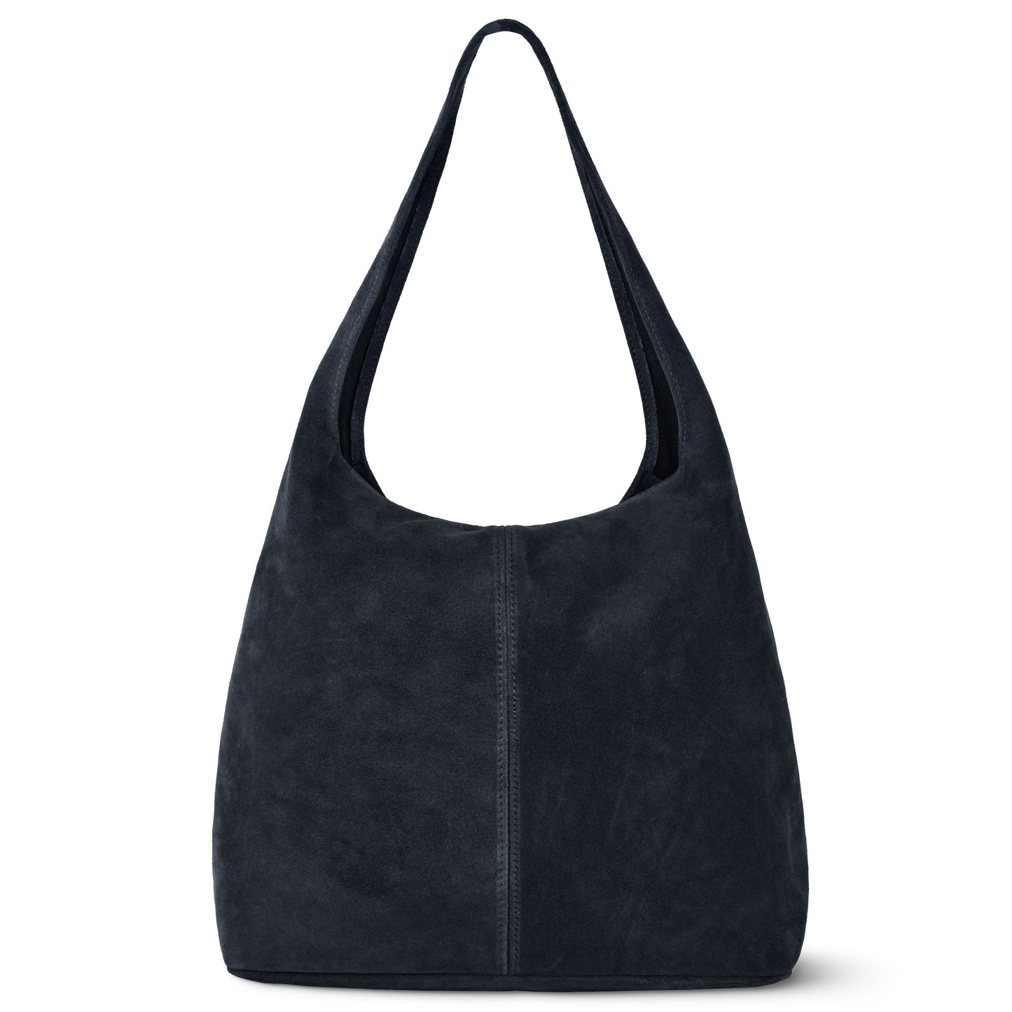 Suede Leather Hobo Bag