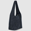 Suede Leather Hobo Bag