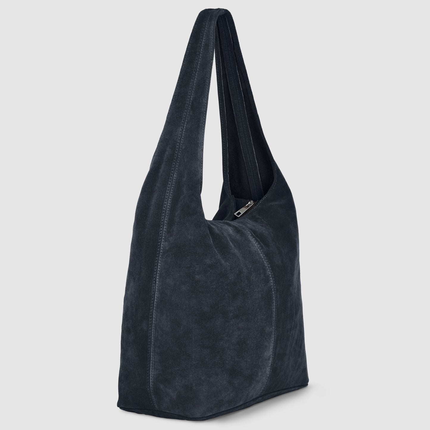 Suede Leather Hobo Bag