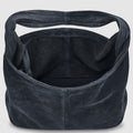 Suede Leather Hobo Bag