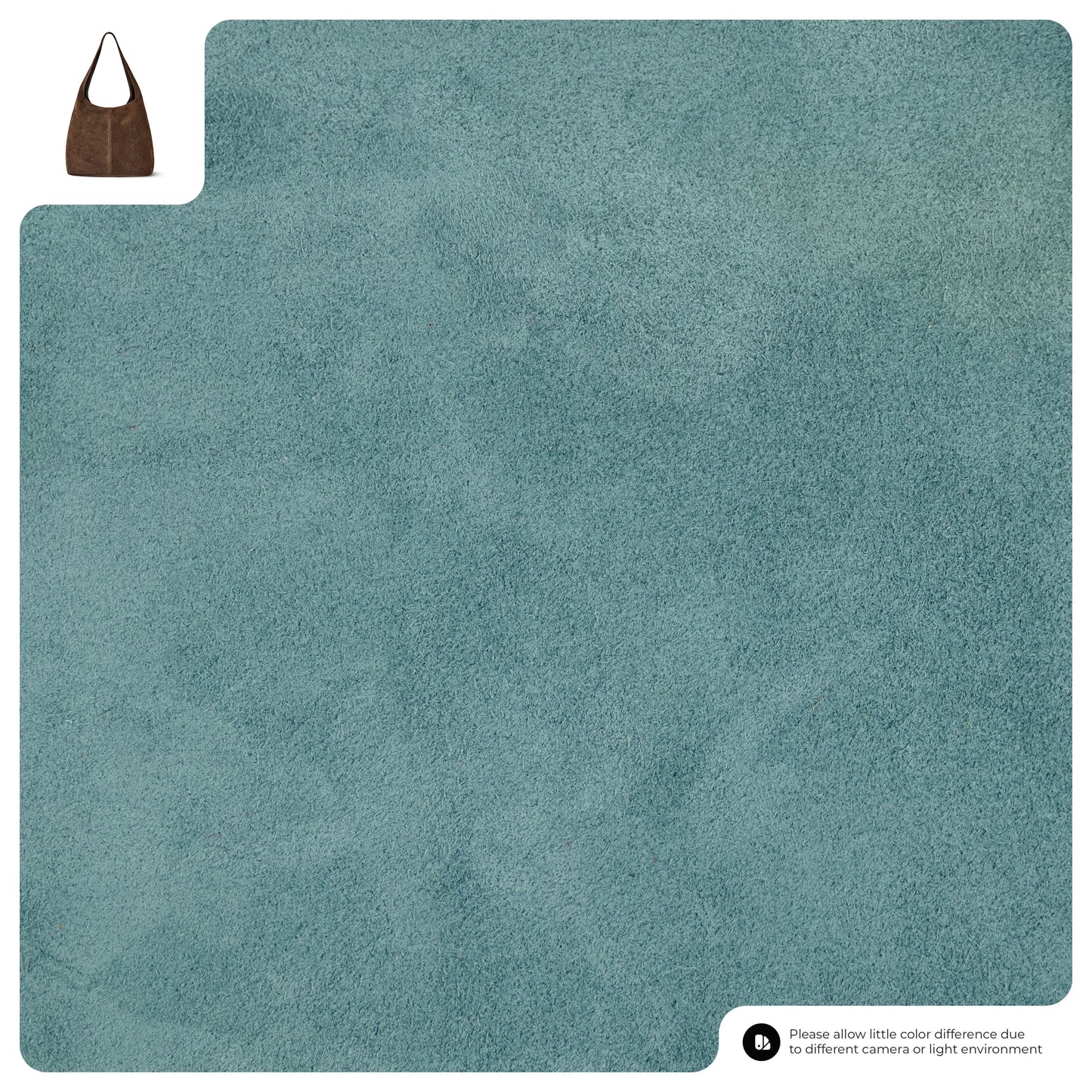 Suede Leather Hobo Bag