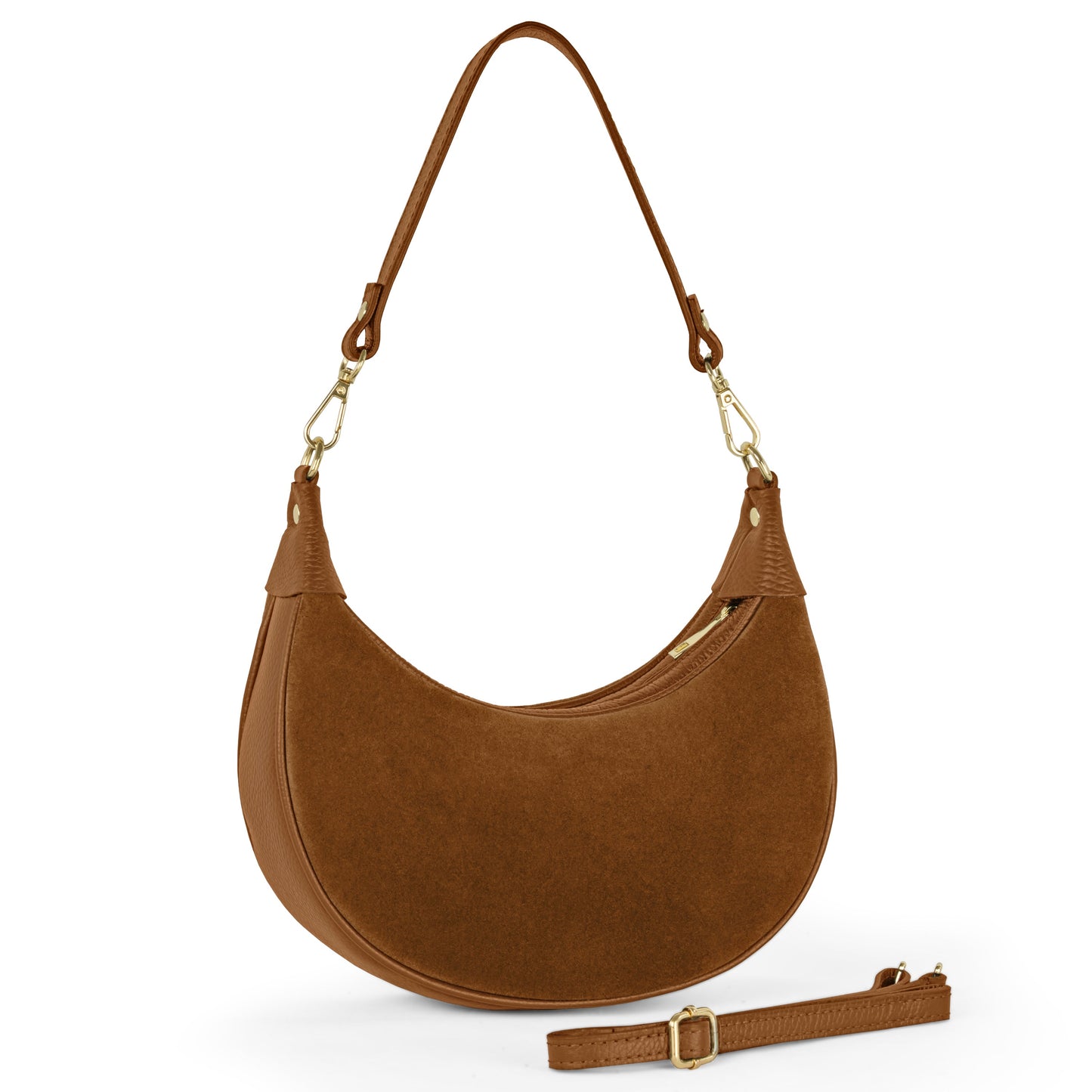 Suede Leather Shoulder Bag