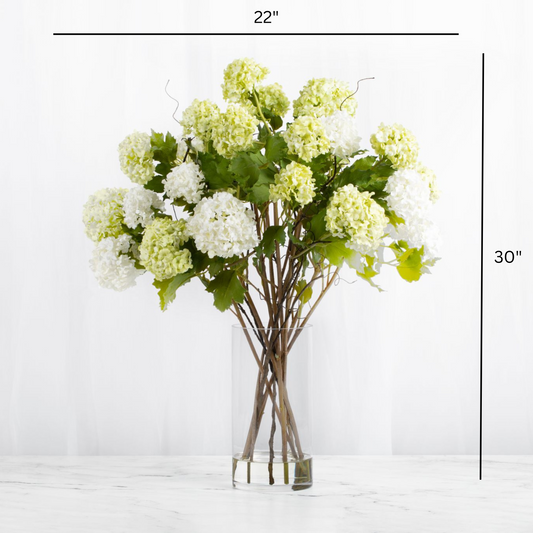 Tall Floral Arrangement Hydrangea Centerpiece Arrangement