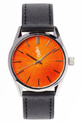 Orange Sunburst Watch